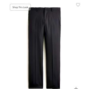 J. Crew Ludlow Slim-Fit Suit Pant in Italian Wool; Color: Black; Size: 31-28